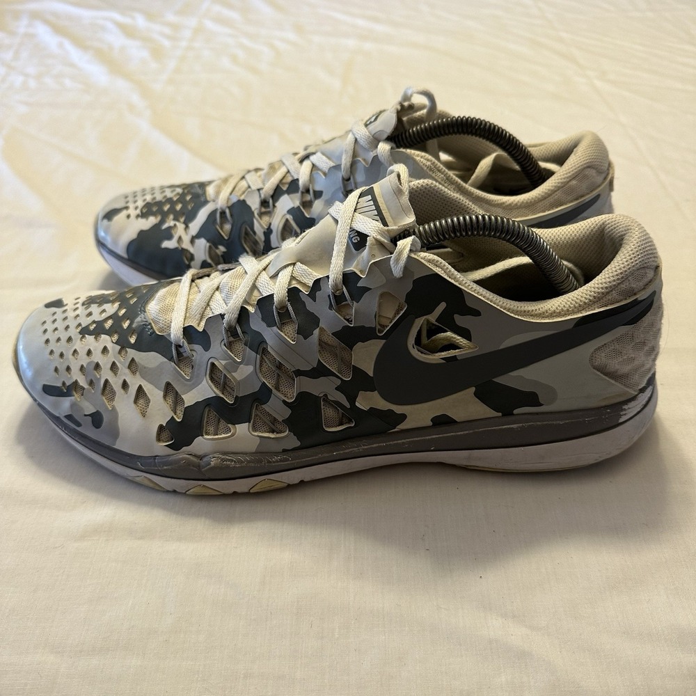Nike Train Speed 4 843937-101 Gray White Mens Size 11 Shoe Gym Walking Casual